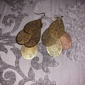 Multi-Layer Leaf Earrings